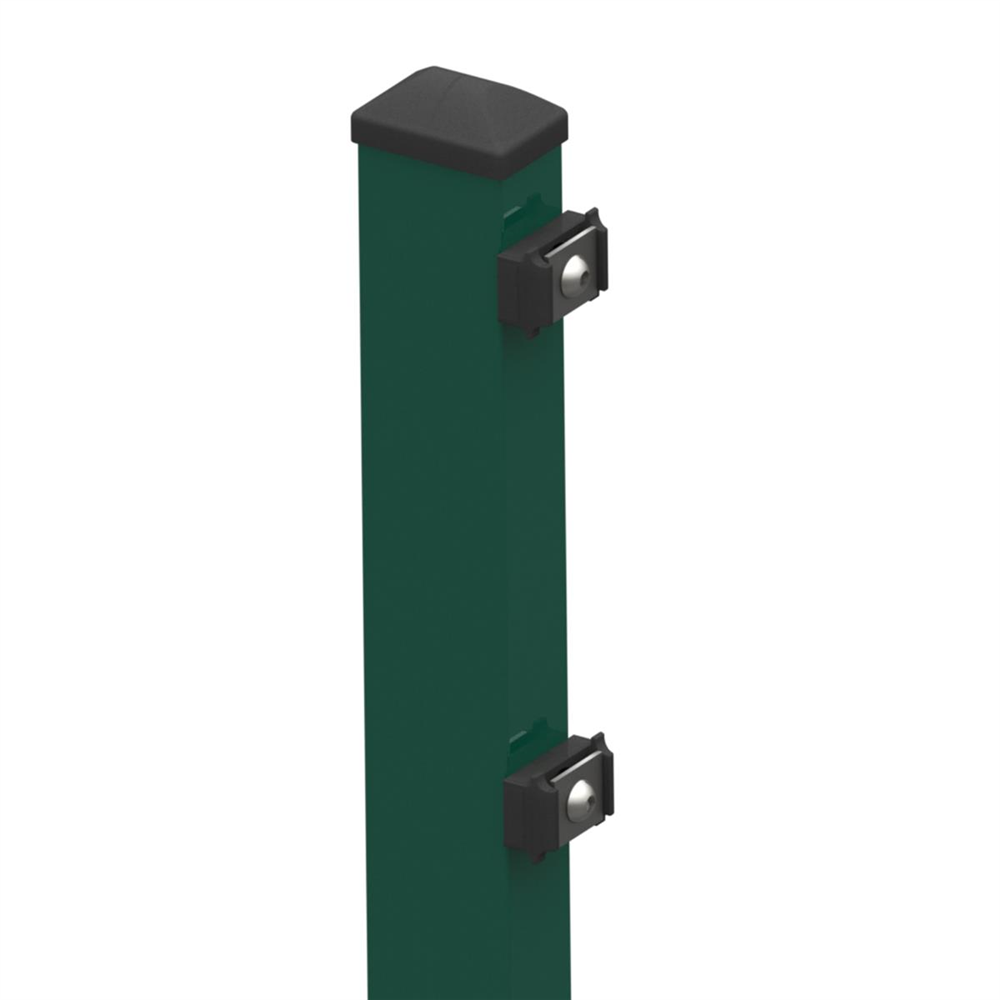 Doppelstabmattenzaun 103 x 251 cm, moosgrün, 8/6/8, Standard