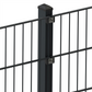 Doppelstabmattenzaun 103 x 251 cm, anthrazit, 6/5/6, Standard
