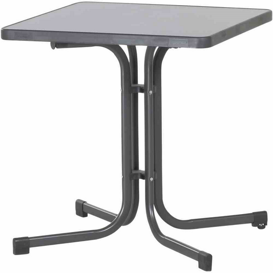 Sieger Klapptisch 70x70cm grau Stahl