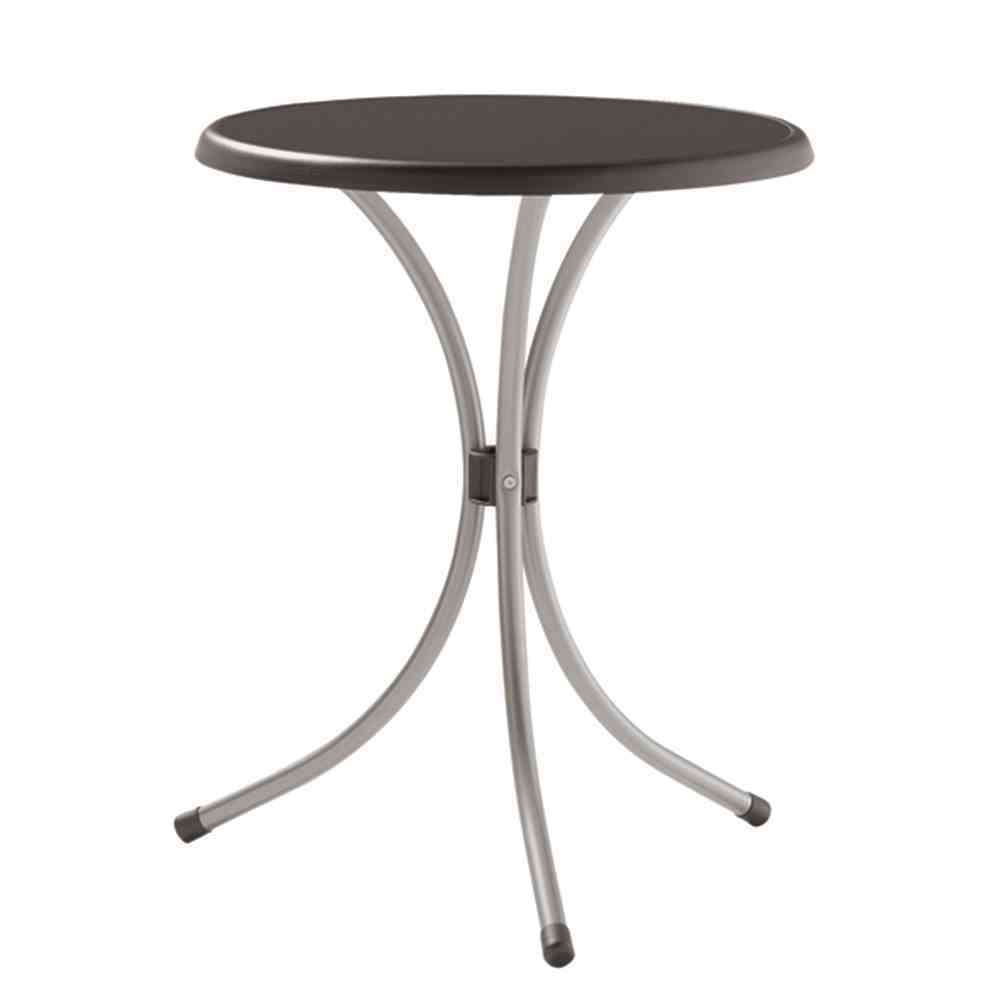 Sieger Bistrotisch Ø60cm graphit / anthrazit Stahl