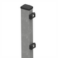 Doppelstabmattenzaun 103 x 251 cm, feuerverzinkt / silbergrau, 8/6/8, Standard