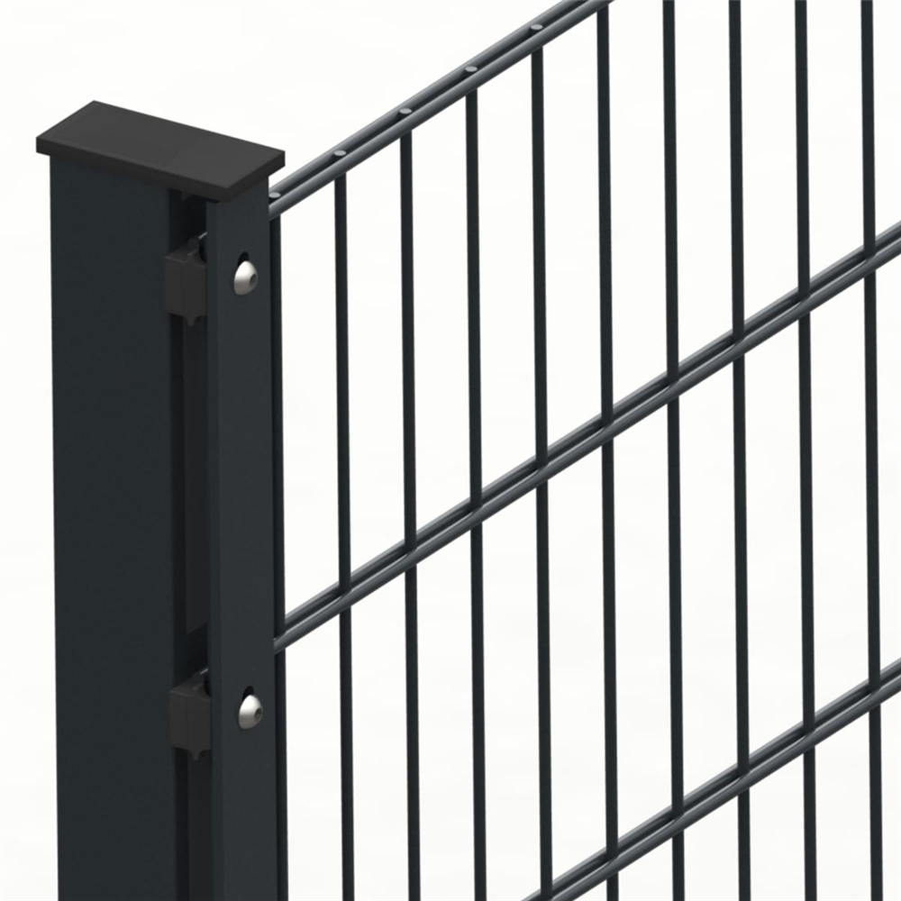 Doppelstabmattenzaun 103 x 251 cm, anthrazit, 6/5/6, Premium