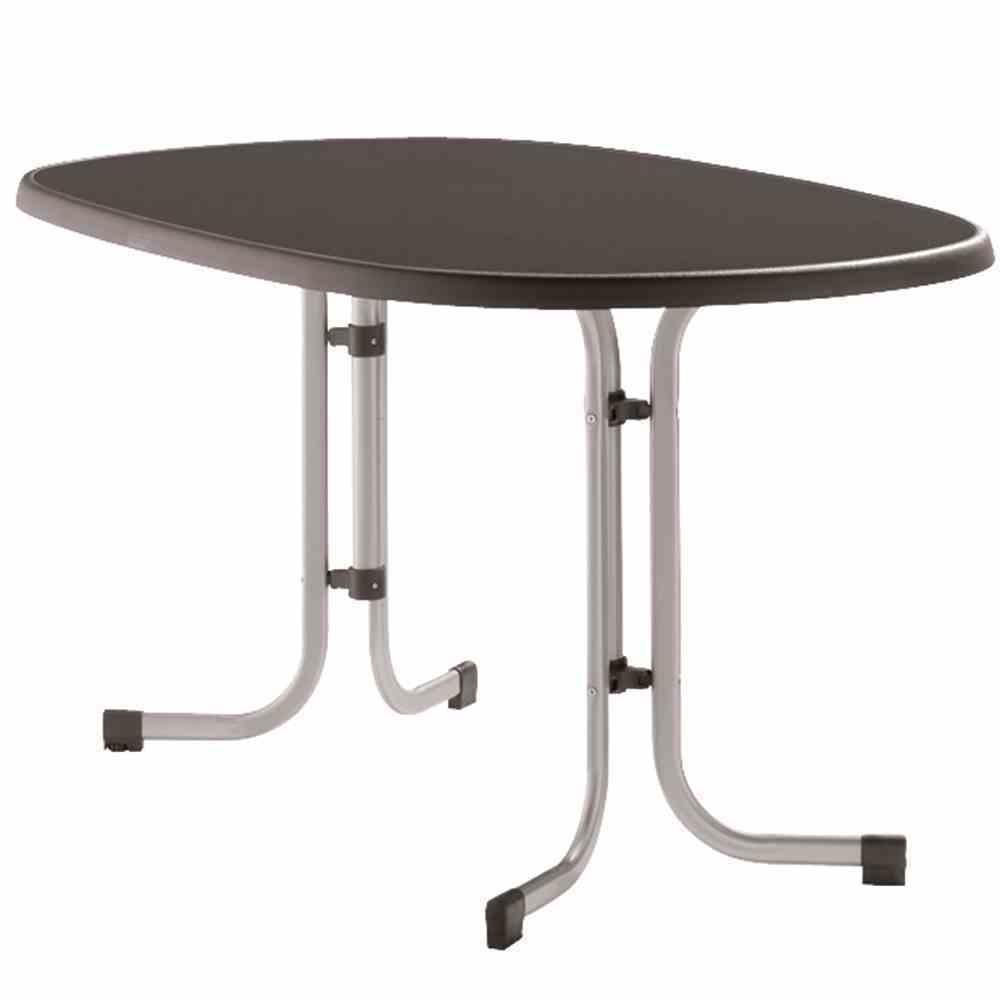Sieger Klapptisch 140x90cm anthrazit Stahl