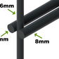 Doppelstabmattenzaun 83 x 251 cm, anthrazit, 8/6/8, Premium