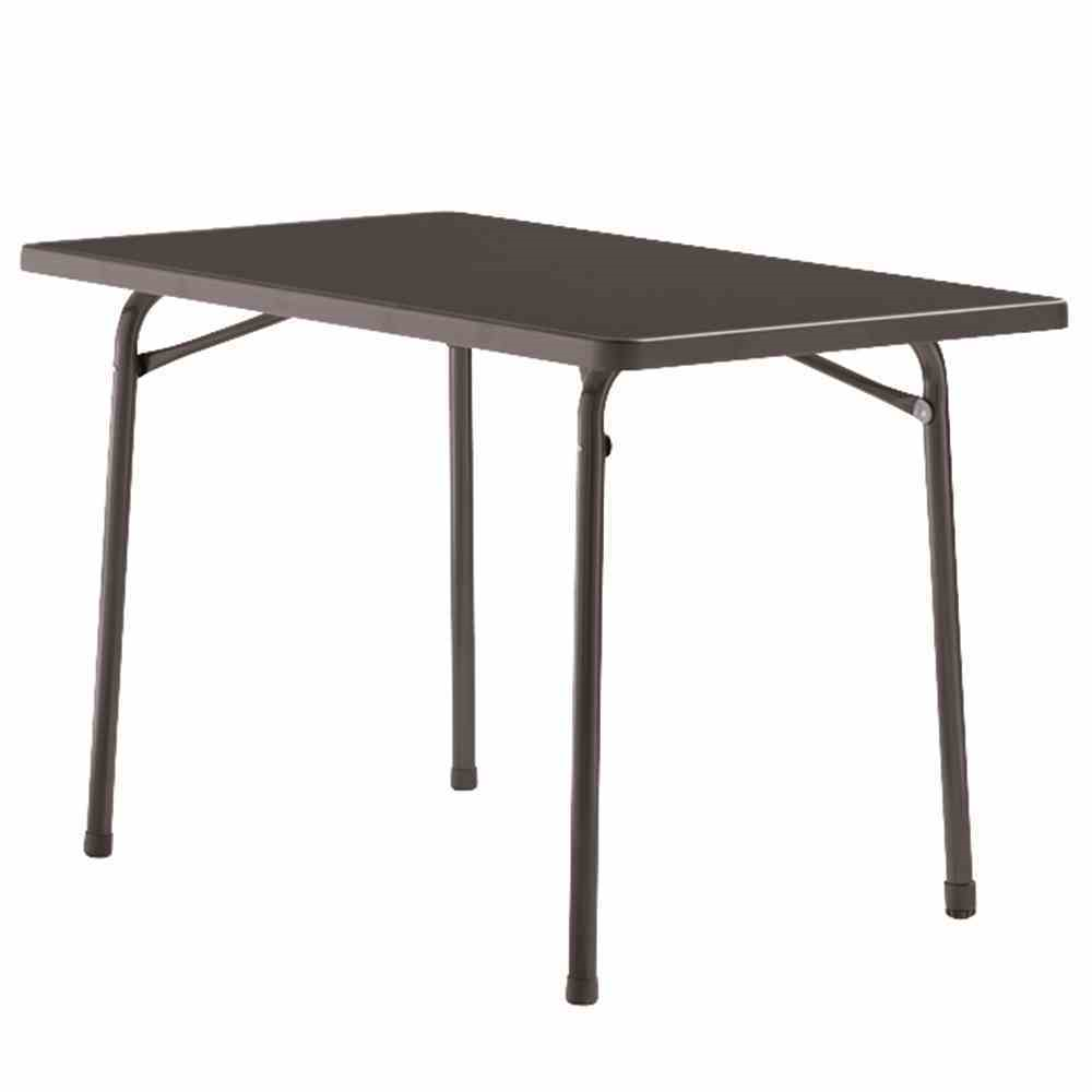 Sieger Klapptisch 115x70cm grau / Mecalit anthrazit Stahl