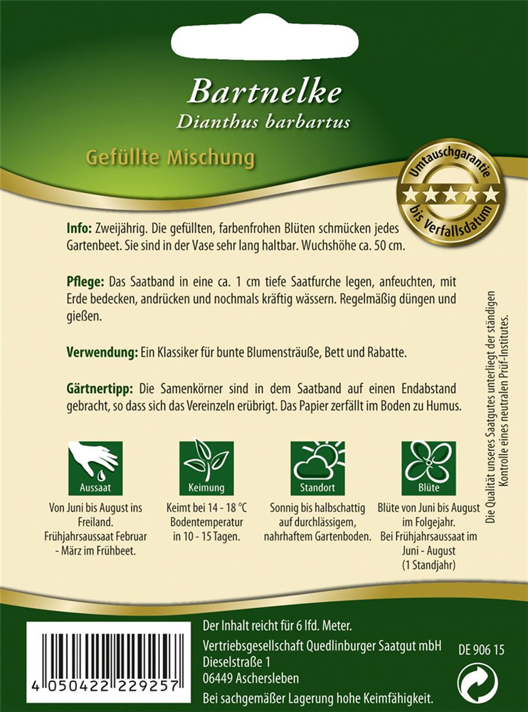 Bartnelkensamen
